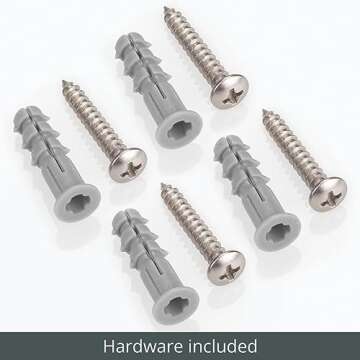 mDesign Wall Mount Paper Towel Holder with Storage Shelf