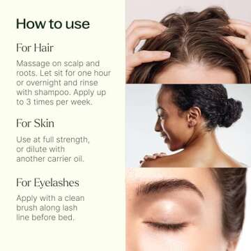 Plant Therapy Castor Oil USDA Organic Cold Pressed 100% Pure Hexane Free 32 oz Conditioning & Healin...