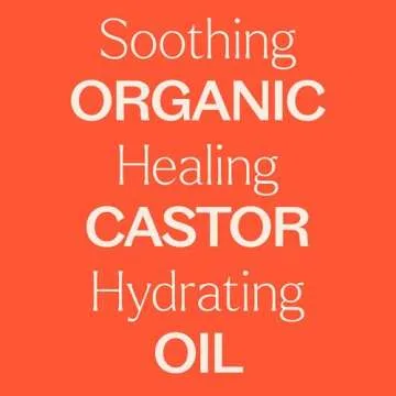 Organic Castor Oil - Pure, Cold Pressed & Hexane Free 32 oz