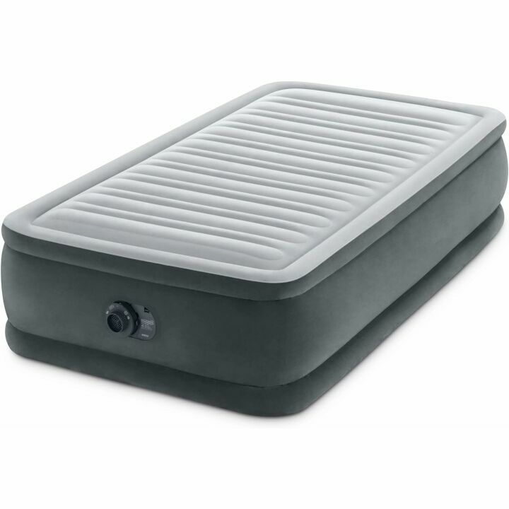 Dura-Beam Deluxe Elevated Twin Air Mattress with Pump