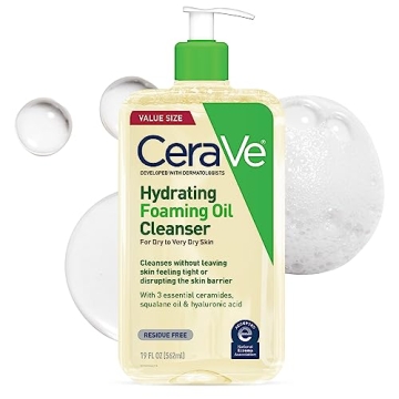CeraVe Hydrating Foaming Oil Cleanser for All Skin Types