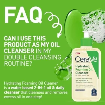 CeraVe Hydrating Foaming Oil Cleanser for All Skin Types