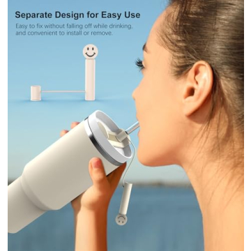 Aiscool 6Pcs Straw Covers for Stanley Cup 30 & 40 Oz Tumblers