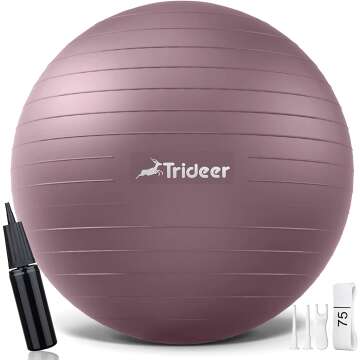 Trideer Nature Yoga Ball for Yoga & Therapy
