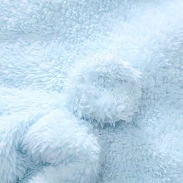 Toddler Baby Sherpa Bunting Jumpsuit Hooded Fleece Romper Boy Girl Cute Bear Ear Long Sleeve Onesie Outwear Outfits