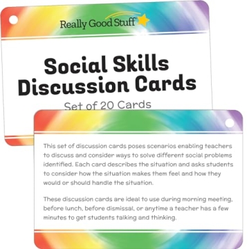 Engaging Social Skills Discussion Cards for Kids