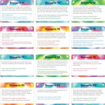 Engaging Social Skills Discussion Cards for Kids