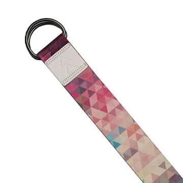 Luxurious Extra Long Yoga Strap | Eco Printed | Yoga Design Lab