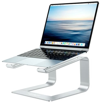 Urmust Laptop Stand for Desk Aluminum Computer Stand for Laptop Riser Holder Notebook Stand Compatib...