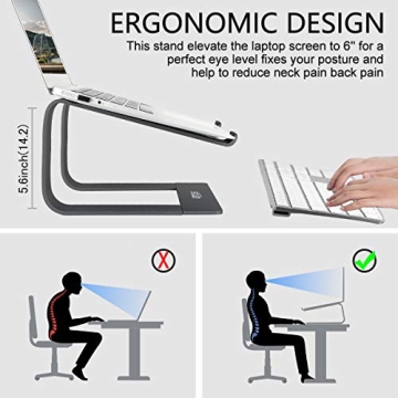 Urmust Laptop Stand - Ergonomic Riser for Any Laptop
