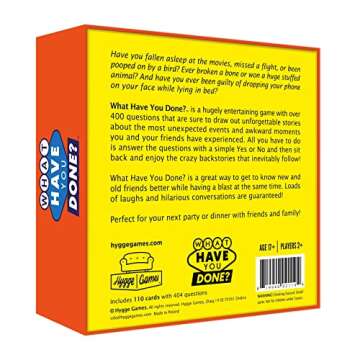 Hygge Games What Have You Done? | Get to Know Your Family and Friends Even Better | Hygge Board Game...
