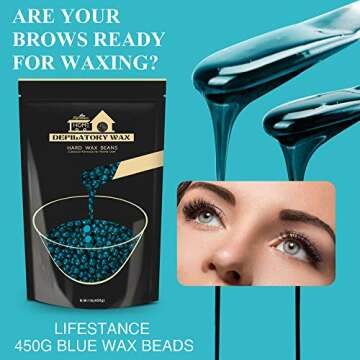 Lifestance Hard Wax Beads for Sensitive Skin – 1lb