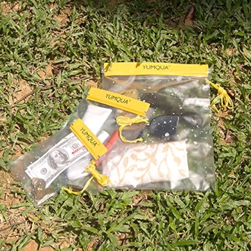 YUMQUA Waterproof Clear Bags for Outdoor Adventures