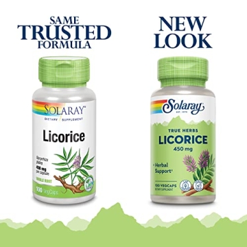 Solaray Licorice Root 450mg for Digestive & Liver Support
