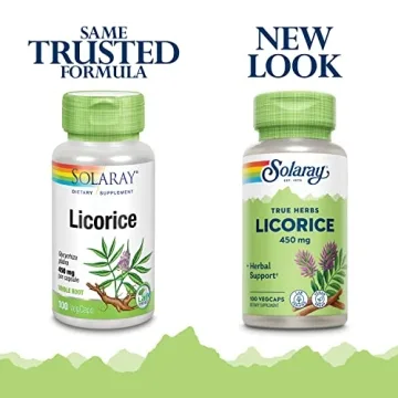 Solaray Licorice Root 450mg for Digestive & Liver Support