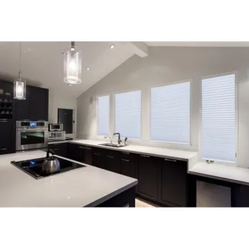 Redi Shade No Tools Easy Lift Trim-at-Home Cordless Pleated Light Blocking Fabric Shade White, 30" W x 64" L, (Fits windows 19 in - 30 in)