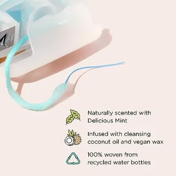 CocoFloss CocoPlush Dental Floss for Implants and Braces