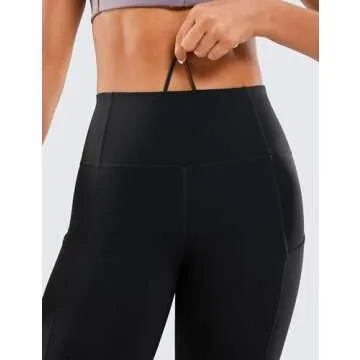CRZ YOGA Women's High Waisted Workout Leggings 25 Inches