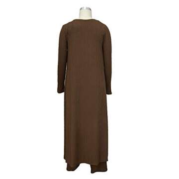 ECHOINE Women Sexy 3 Piece Outfits - Crop Top Long Kimono Cardigan Cover up and Bodycon Pants Set S XXL