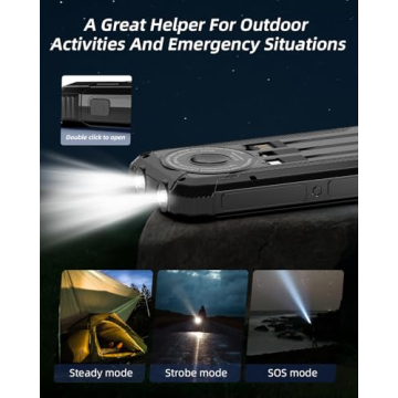 Nuynix Solar Power Bank 20000mAh for Outdoor Adventures