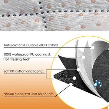 Waterproof Dog Car Seat Cover with Side Flap Universal Fit