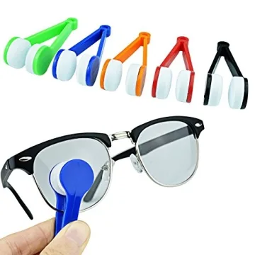 Economical 12 pcs Mini Eyeglass Cleaner for Smudge-Free Vision