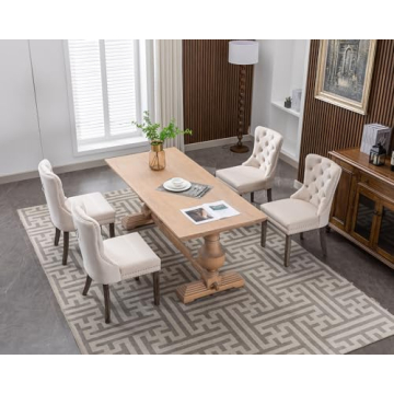 KCC Velvet High-End Dining Chairs Set of 2 Modern Style