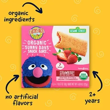Earth's Best Organic Sunny Days Snack Bars for Toddlers