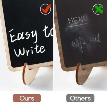 30 Mini Chalkboard Signs - Perfect for Weddings & Events