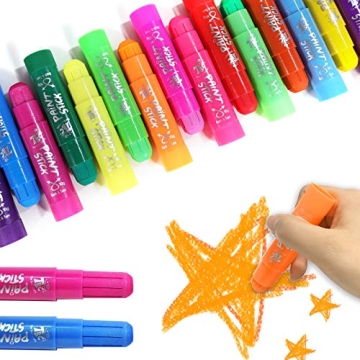 Best Crafts Paint Sticks for Kids, 24 Classic Colors
