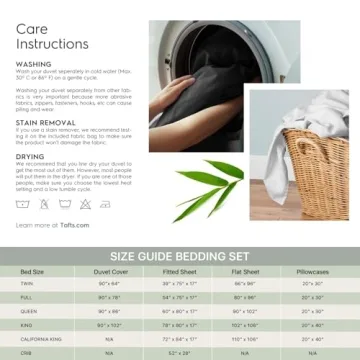 Tafts California King Bamboo Sheets, Ultra Soft & Eco-Friendly