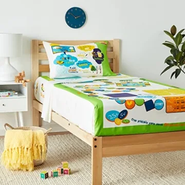 Playtime Edventures Game Sheets Twin Set - Soft Fun Bedding