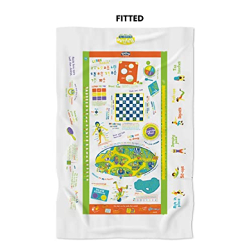 Playtime Edventures Game Sheets Twin Set - Soft Fun Bedding