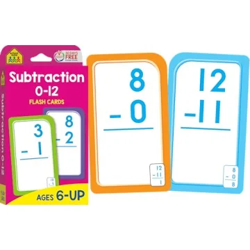 School Zone Math 1-2 Flash Cards for Kids - Fun Learning