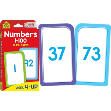 School Zone Math 1-2 Flash Cards for Kids - Fun Learning