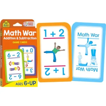 School Zone Math 1-2 Flash Cards for Kids - Fun Learning