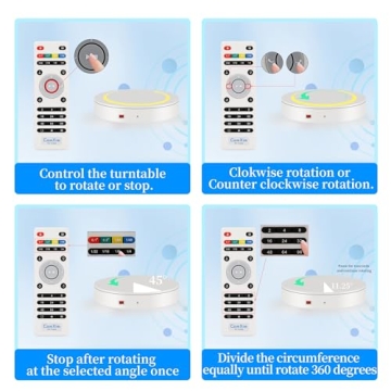 ComXim 360 Photography Turntable for Showcase & Display