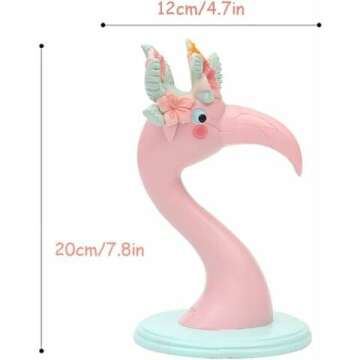 WAWICE Flamingo Eyeglass Holder - Fun Home Office Decor