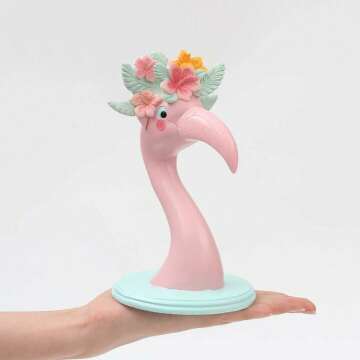 WAWICE Flamingo Eyeglass Holder - Fun Home Office Decor