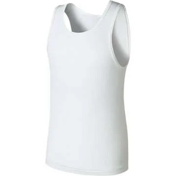 Hanes Boys' Ecosmart Cotton Tank Undershirt 5-Pack