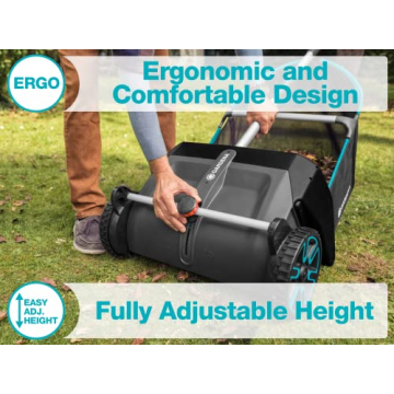 Effortless GARDENA Lawn and Leaf Collector for Easy Cleanup