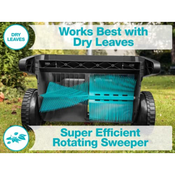 Effortless GARDENA Lawn and Leaf Collector for Easy Cleanup