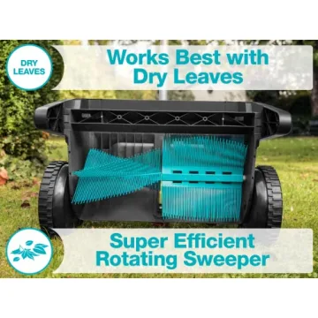 Effortless GARDENA Lawn and Leaf Collector for Easy Cleanup