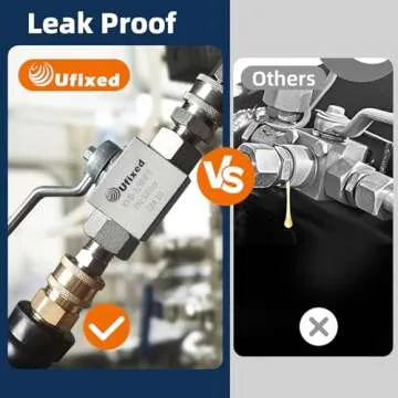 Ufixed 3/8" Hydraulic Ball Valve for Pressure Washers