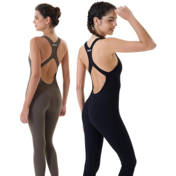 AUROLA Power Workout Jumpsuit Seamless Gym Outfit