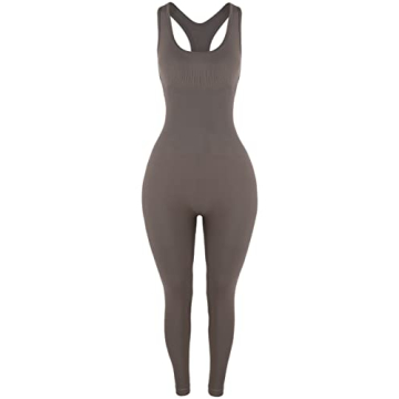 AUROLA Power Workout Jumpsuit Seamless Gym Outfit