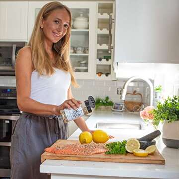 Everything Bagel Seasoning Blend Original XL 10 Ounce Jar. Delicious Blend of Sea Salt and Spices Dried Minced Garlic & Onion Flakes. Bagel Allspice, Sesame Seasoning Spice Shakera