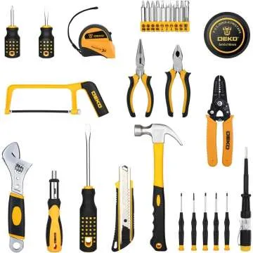 198-Piece DEKOPRO Home Tool Kit for Repairs