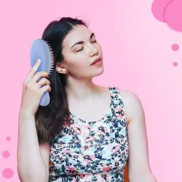 Sawysine 14 Pack Mini Wet Hair Brush Set for All Ages