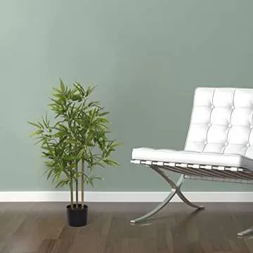 SOFTFLAME 3ft Bamboo Artificial Tree for Indoor Décor